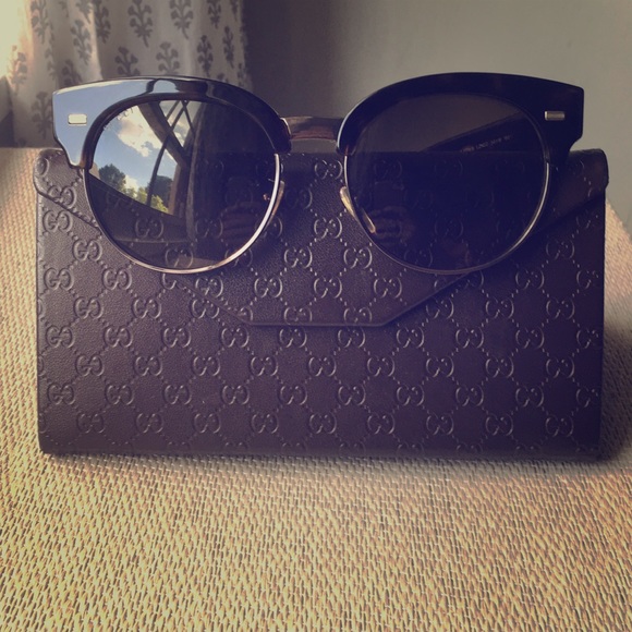 Gucci Accessories - Gucci Clubmaster style Sunglasses